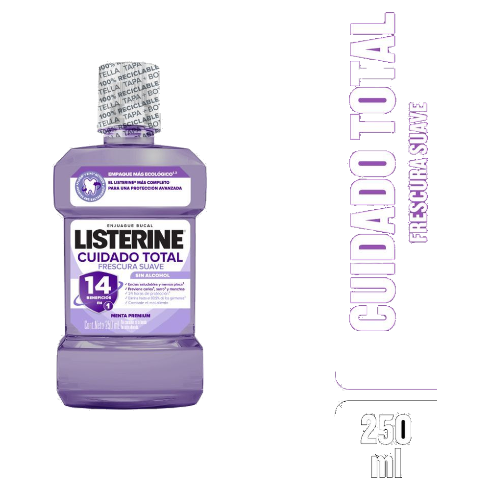 LISTERINE TOTAL CARE ZERO X 250 ML