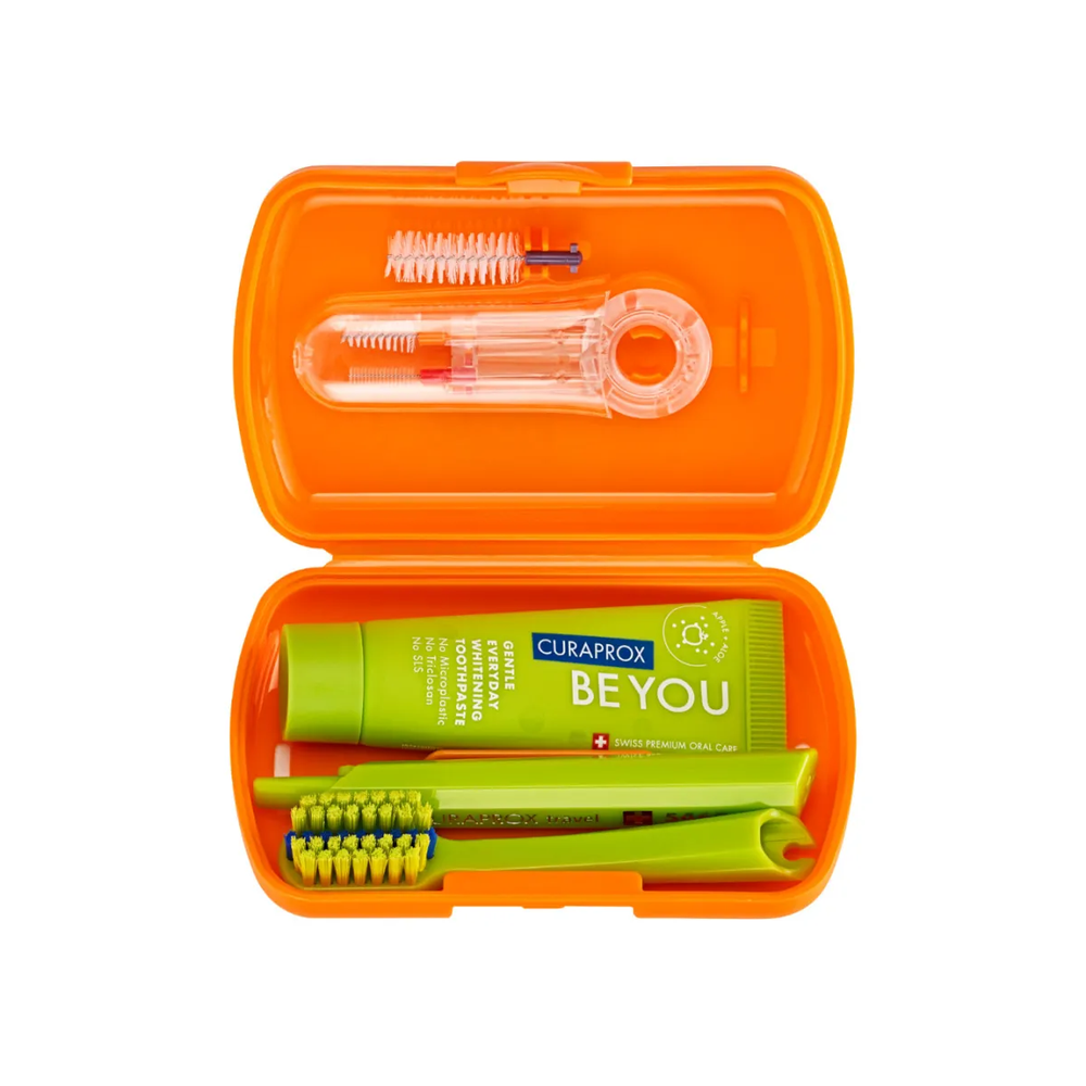 CURAPROX SET DE VIAJE ORTHO ORANGE (NARANJA) 10ML