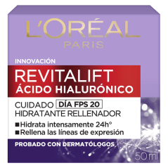 LOREAL CREMA DIA REVITALIFT ACIDO HIALURONICO X 50 ML