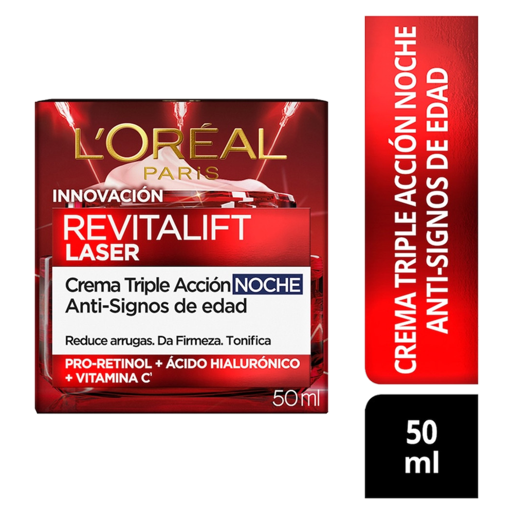 LOREAL CREMA REVITALIFT LASER NOCHE SPF 50 X 50 ML