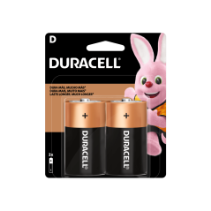DURACELL PILA D X 2 UDS