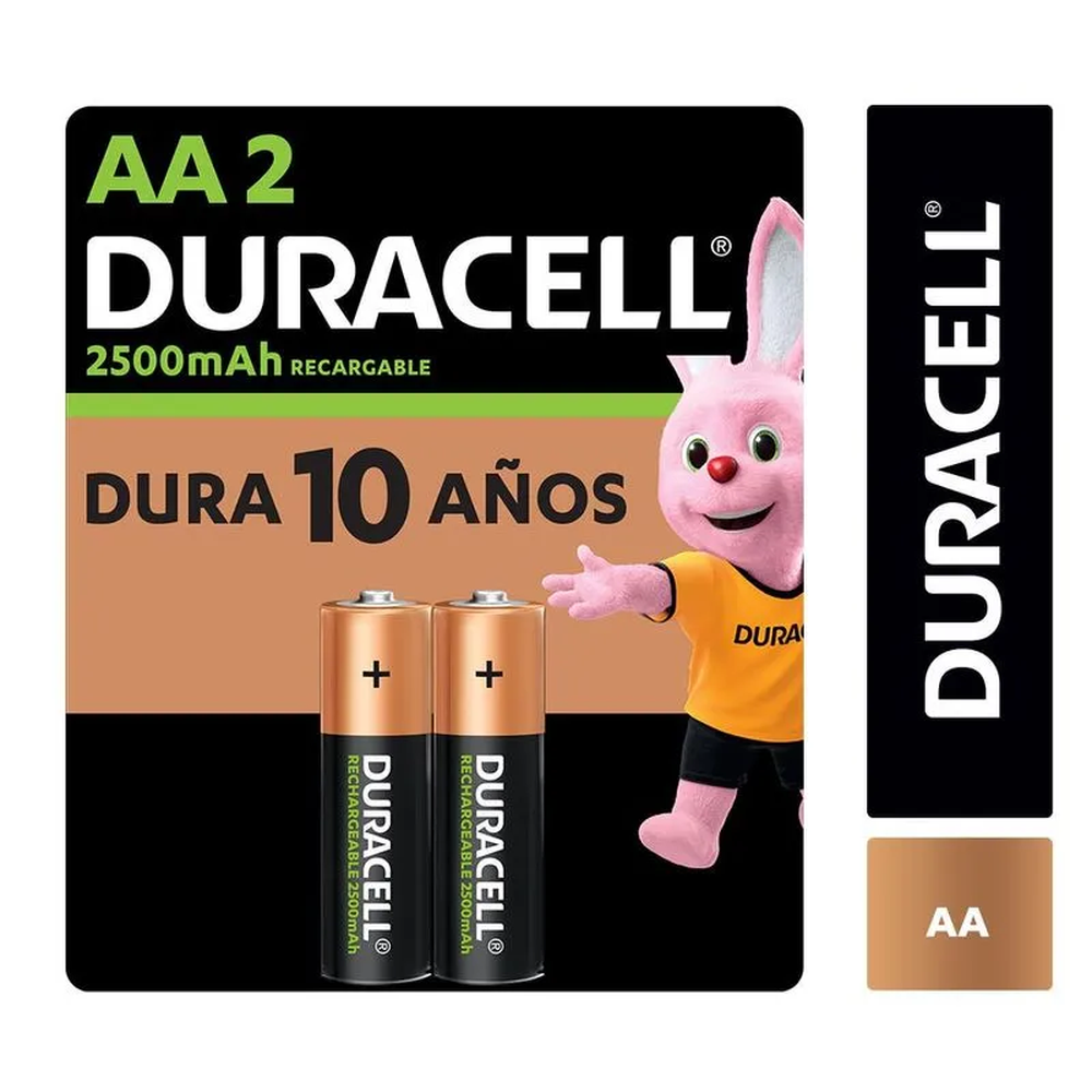 DURACELL PILA RECARGABLE AAA X 2 UND