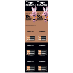 DURACELL PILAS ALCALINAS AAA TIRA 12 UNIDADES
