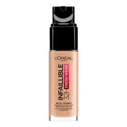 LOREAL INFAILLIBLE BASE DE MAQUILLAJE 36H FRESH WEAR 125 NATURAL ROSE 30ML