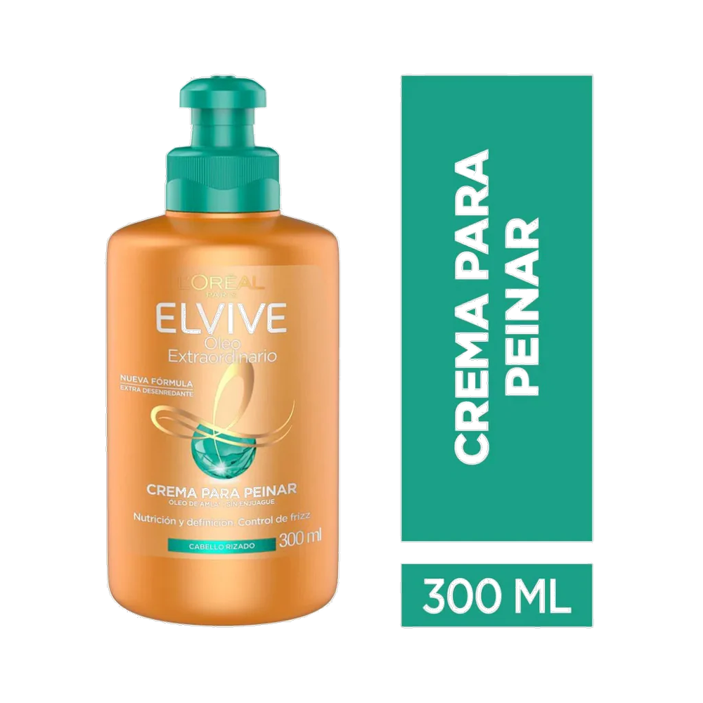 ELVIVE CR PEINAR O EXTRAORD CURLS X 300 ML