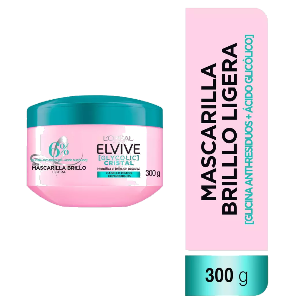 ELVIVE GLYCO CRYSTAL MASCARILLA X 300 GR
