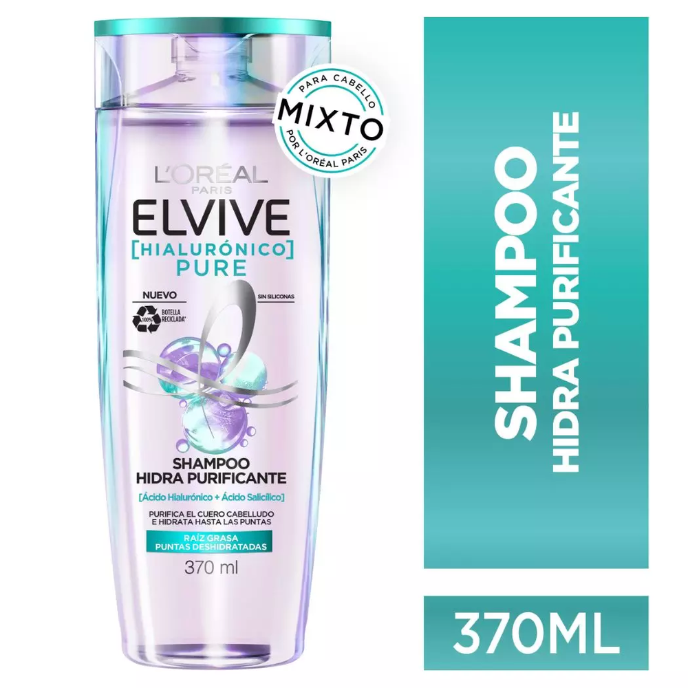 ELVIVE SHAMPOO PURE X 370 ML