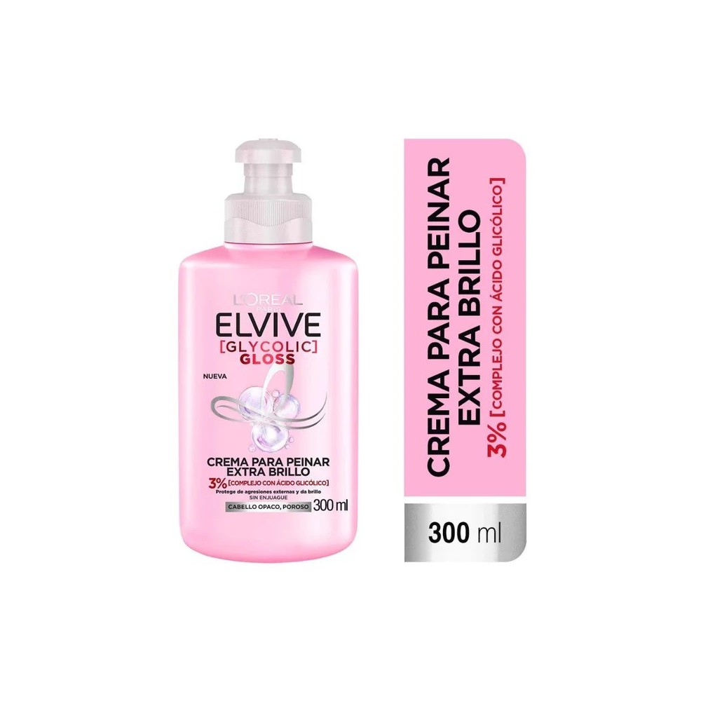 ELVIVE TRATAMIENTO GLYCOLIC CREMA PARA PEINAR X 300 ML