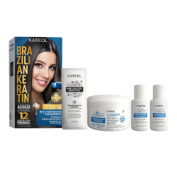 KAREOL BRAZILIAN KERATIN KIT ALISADO EXTRA HIDRATANTE X 227 ML