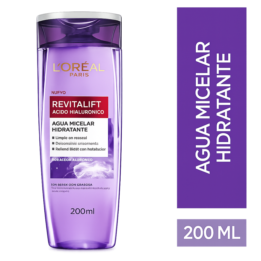 AGUA MICELAR HIALURONICO X 200 ML LOREAL