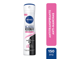 NIVEA DEO SPRAY INV CLEAR B&W X 150 ML