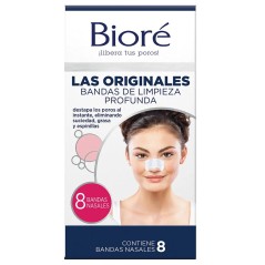 BIORE BANDAS LIMPIEZA PROFUNDA NARIZ X 8 UND