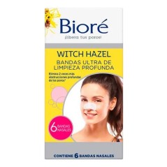 BIORE BANDAS ULTRA LIMPIEZA PROFUNDA NARIZ X 6 UND