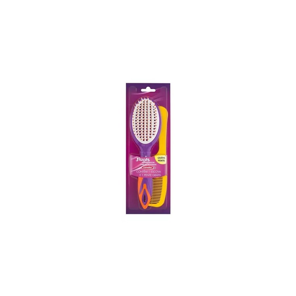 CEPILLO + PEINE FLUORS CONDOR