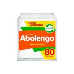ABOLENGO SERVILLETAS MINI COCTEL X 80 UND