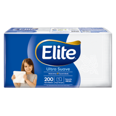 SERVILLETA ELITE MESA BLANCA PACK X 200 UND
