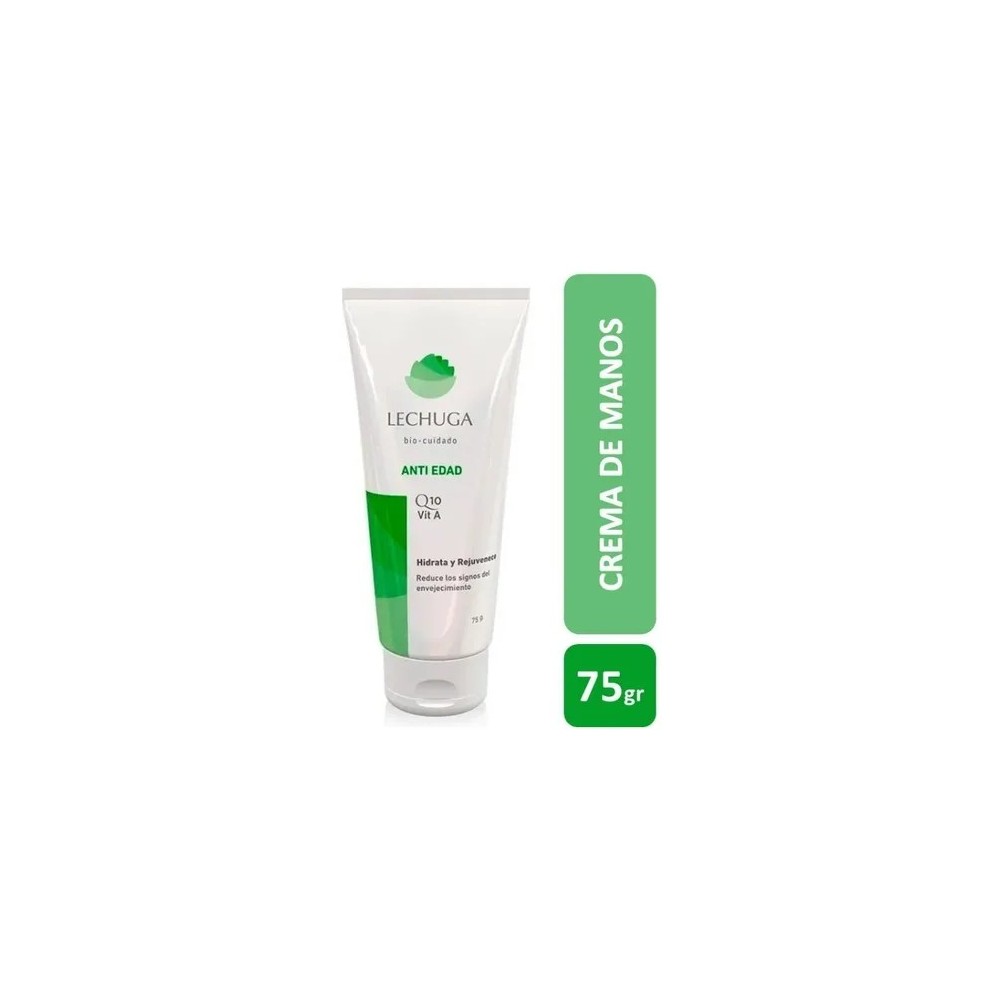 LECHUGA CRE Q10 MANOS ANTI AGE X 75 GR