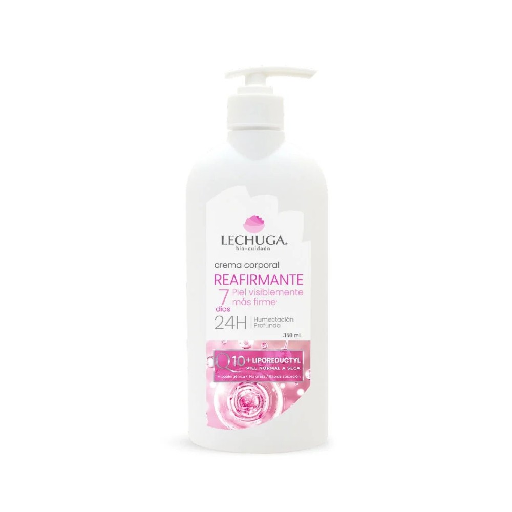 LECHUGA CUERPO CREMA REAFIRMANTE Q10 X 350 ML