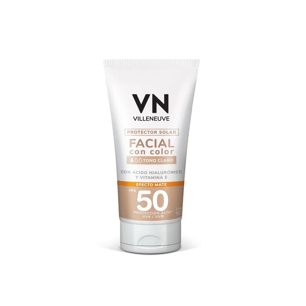 VN PROTECTOR SOLAR FACIAL FPS50 TONO CLARO MATE X 50 ML