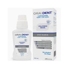 ORALDENT 0,05% ENJ BUCAL S/FLUOR 250 ML