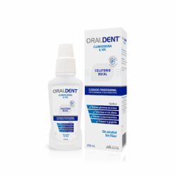 ORALDENT 0,1% ENJ BUCAL S/FLUOR 250 ML