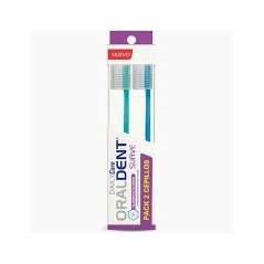 ORALDENT CEPILLO SUAVE X 2 UNID