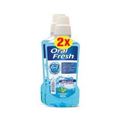 ORALFRESH ENJUAGUE FRESCA PACK 500 ML X 2