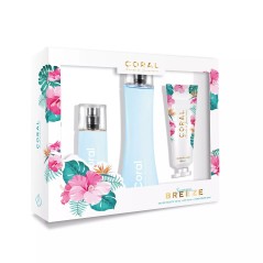 CORAL BREEZE SPRAY X 100 ML + EDT X 55 ML + CREMA DE MANOS C 50 ML