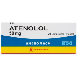 ATENOLOL COM 50 MG X 20 AND (BE)