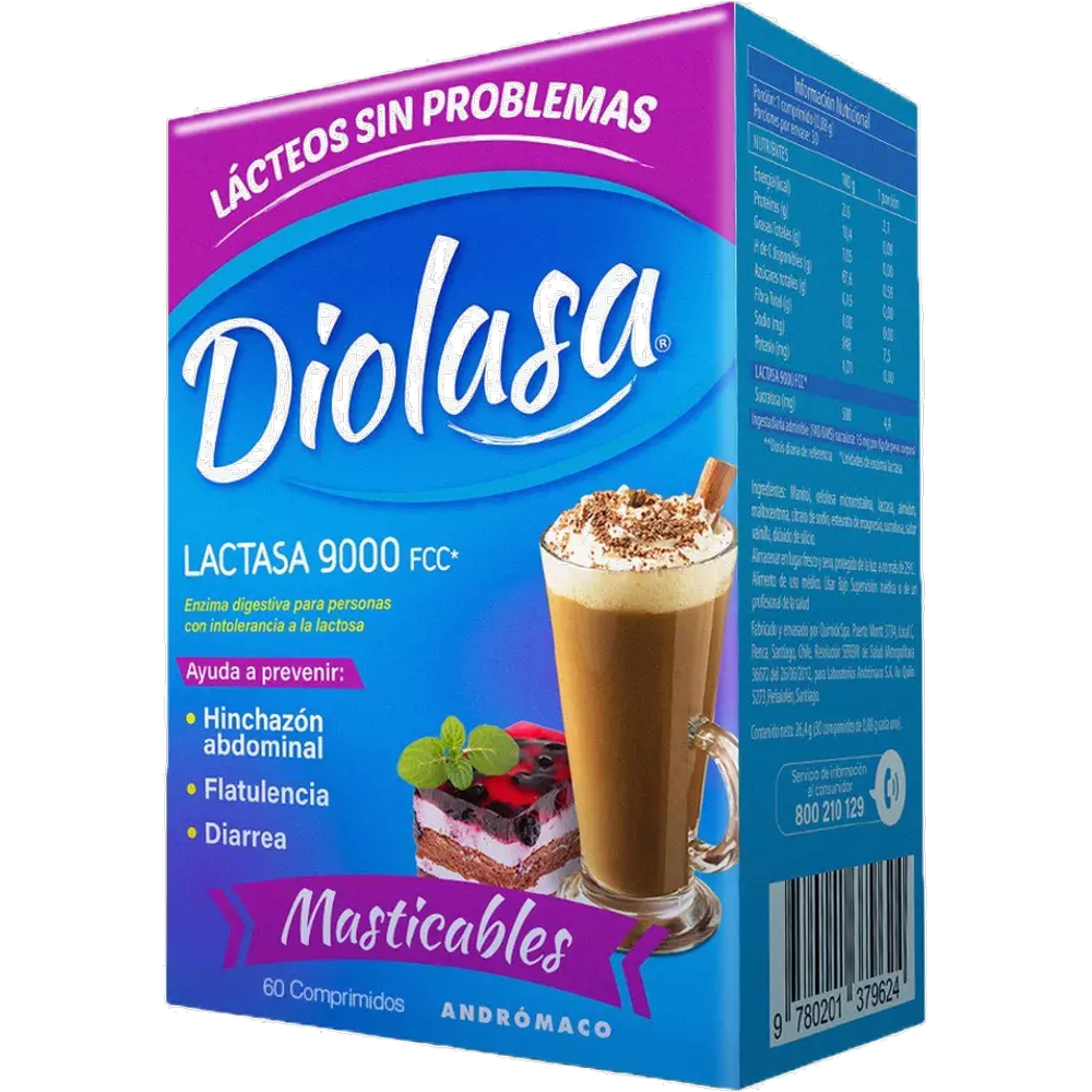 DIOLASA VAINILLA COM MAS X 60