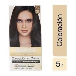 CAPILATIS TINTURA CASTAÑO CLARO CENIZA KIT N 5.1