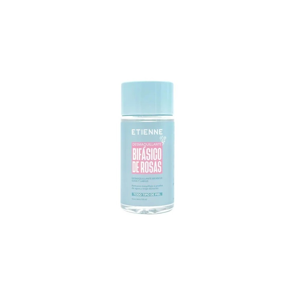 ETIENNE DESMAQUILLANTE BIFASICO DE ROSAS X 125 ML