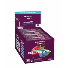 AMAZING CARE ELECTROLITOS EN POLVO BERRIES X 30 UND