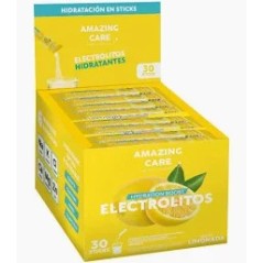 AMAZING CARE ELECTROLITOS EN POLVO LIMONADA X 30 UND