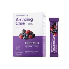 AMAZING CARE FIBRA PREBIOTICA POLVO SABOR BERRIES X 20 UND