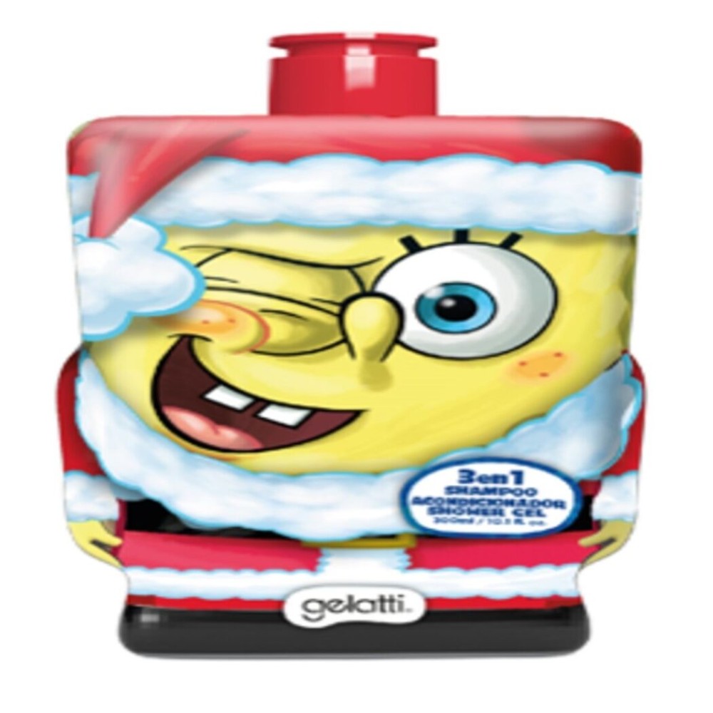 Shampoo 3 en 1 Bob Esponja Gelatti 300ml Shampoo 3 en 1 Bob Esponja Gelatti 300ml