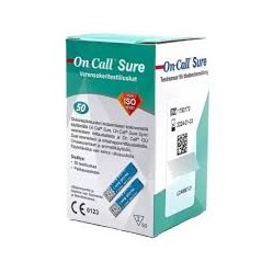CINTAS DE MEDICION DE GLICEMIA X 50 UND ON CALL SURE (DM)