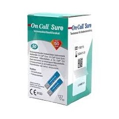 CINTAS DE MEDICION DE GLICEMIA X 50 UND ON CALL SURE (DM)