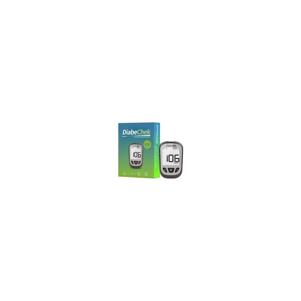 GLUCOMETRO KIT GLICEMIA DIABECHEK + 10 CINTAS (DM)