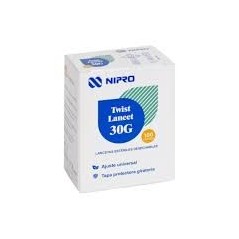 LANCETAS DESECHABLES UNIVERSAL X 100 UND (DM)