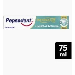 PEPSODENT INTEGRAL 18 PASTA DENTAL LIMPIEZA PROFUNDA X 75ML