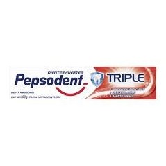 PEPSODENT TRIPLE MENTA AMERICANA DIENTES FUERTES 90G