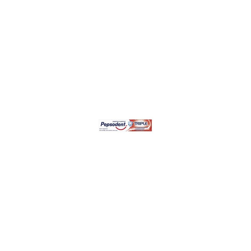 PEPSODENT TRIPLE MENTA AMERICANA DIENTES FUERTES 90G