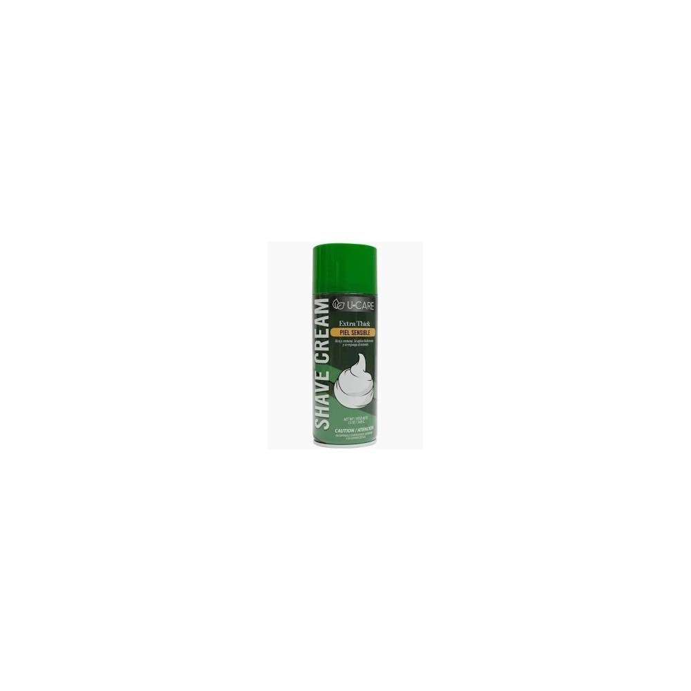 U CARE ESPUMA AFEITAR SENSITIVE X 340 GR