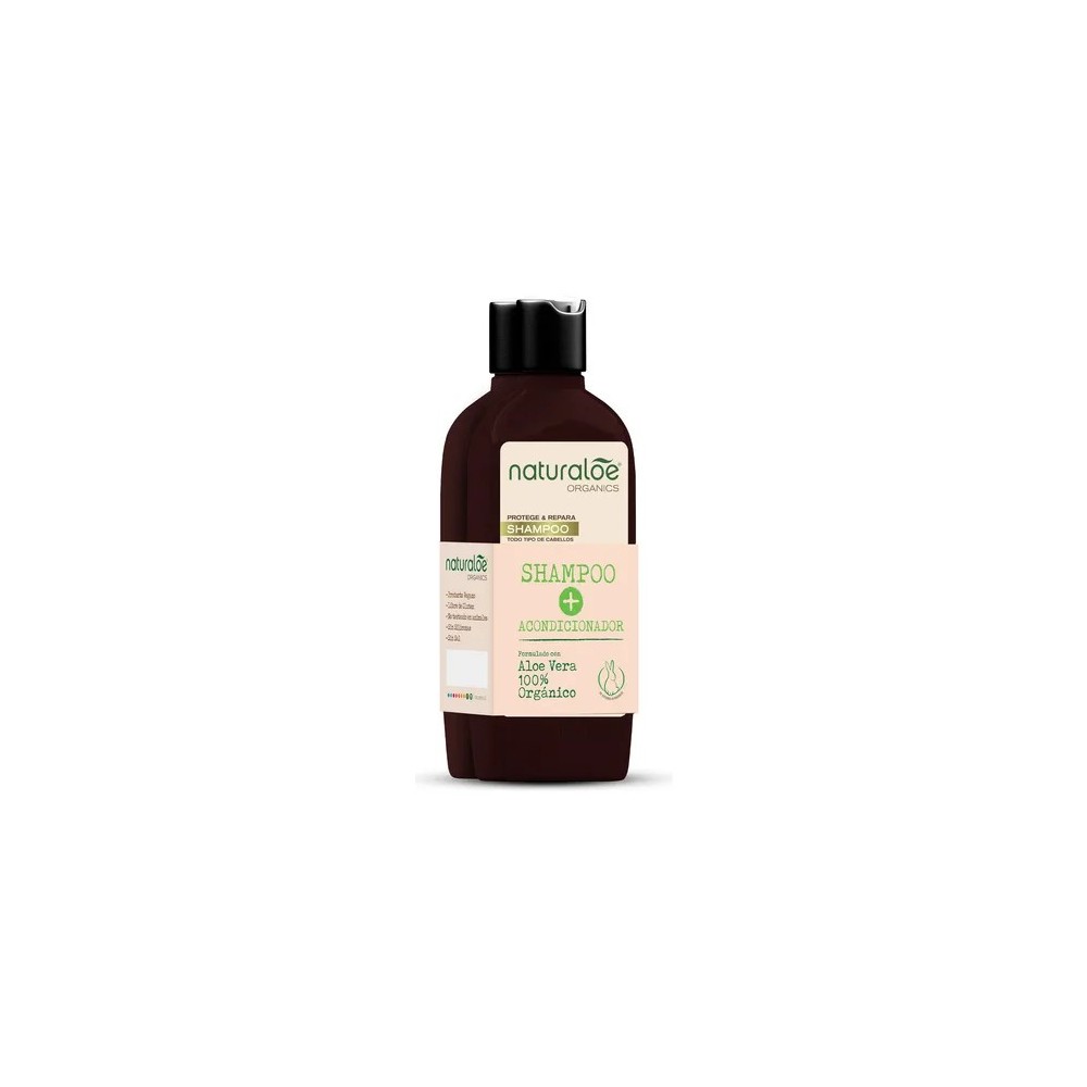 NATURALOE PACK SHAMPOO Y ACO ALOE + ARGAN X 350 ML