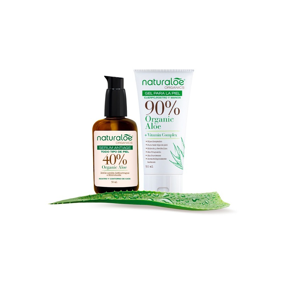 NATURALOE SERUM ANTIAGE 30ML + GEL DE PIEL 50ML