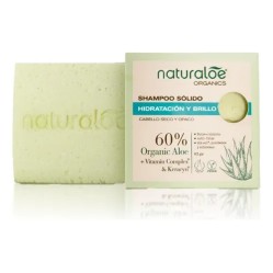 NATURALOE SHAMPOO SOLIDO HIDRATACION Y BRILLO X 83 GR
