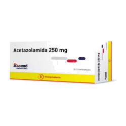 ACETAZOLAMIDA COM 250 MG X 20 ASCEND