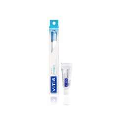 VITIS CEP MEDIO CEPILLO + VITIS PASTA BLANQ X 15 ML DENTAID