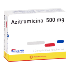 AZITROMICINA COM 500 MG X 6 ASCEND (BE)